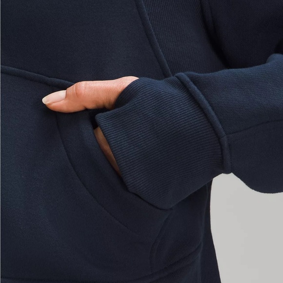 NWT Lululemon Scuba Oversized Half Zip in True Navy XS/S - Picture 7 of 8